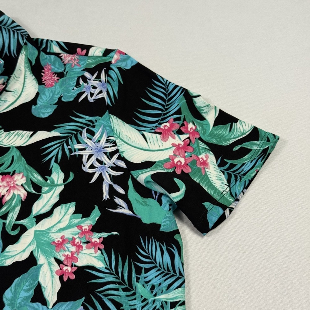 Tommy Bahama Golf 1/4 Zip Hawaiian Floral Dress Tropical Multicolor Women Medium - Picture 4 of 13